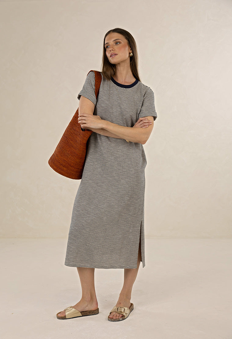 Humidity Ladies Profile Stripe Dress