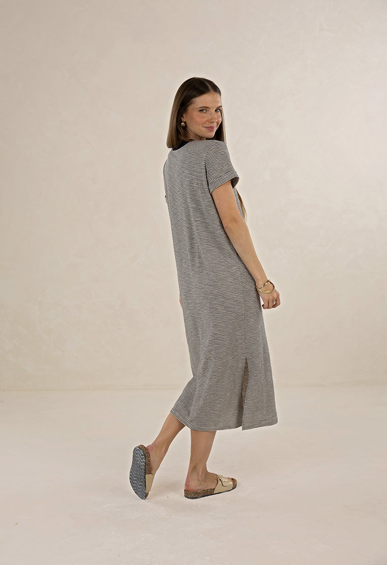 Humidity Ladies Profile Stripe Dress
