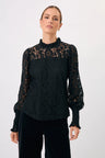 Adorne Ladies Olivia Long Sleeve Lace Top