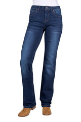 Wrangler Ladies Tia Straight Leg Jeans - X5W2257351
