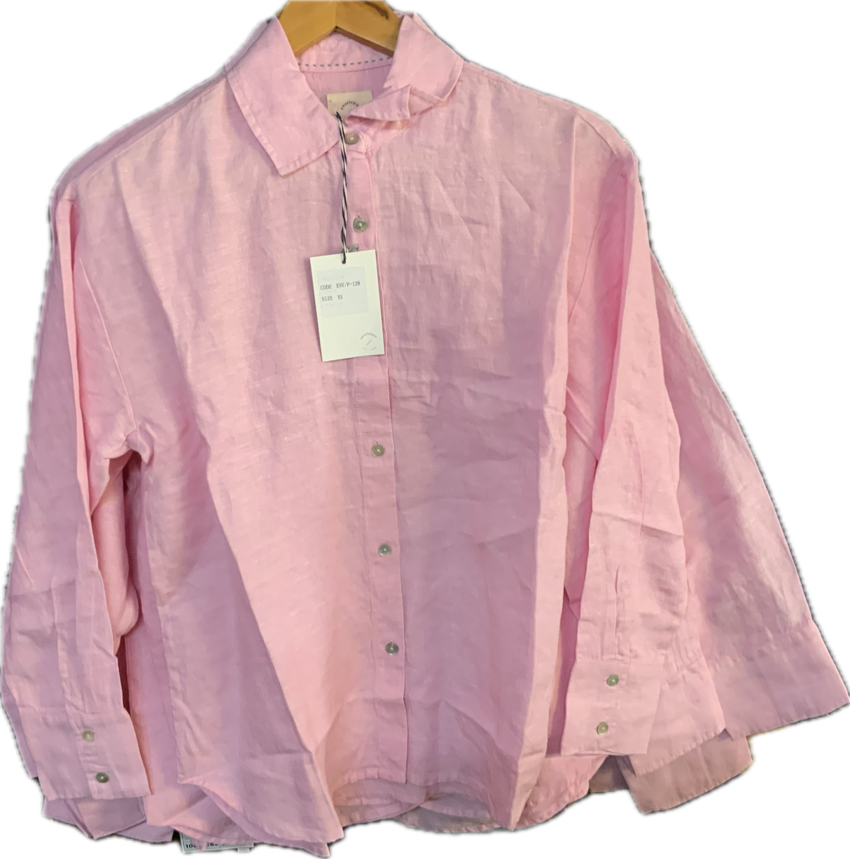 Enveloppe Ladies Boyfriend Shirt - Pivoine - Light Pink