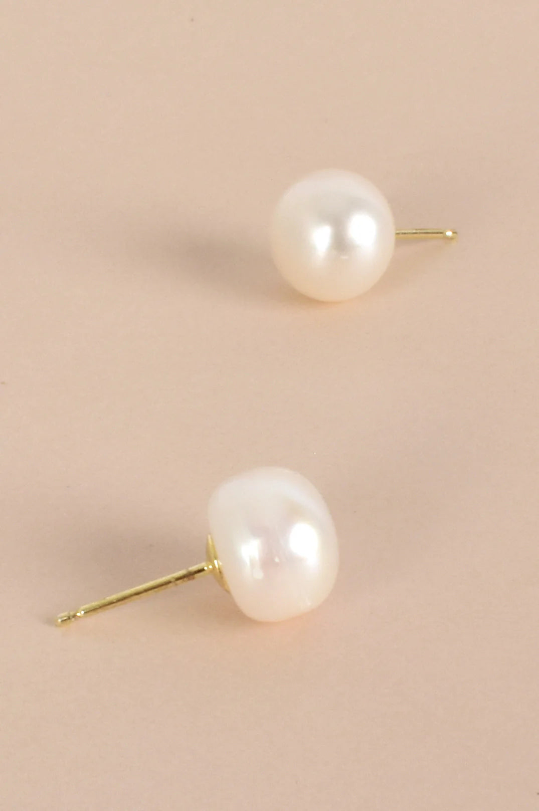 Adorne Freshwater Pearl 10mm Stud Earrings