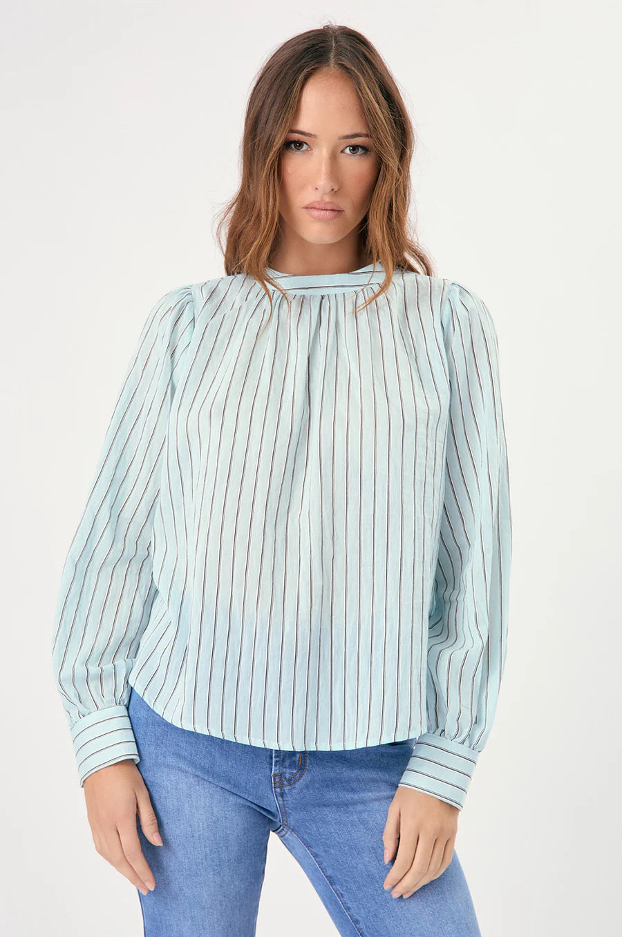 Adorne Ladies Belle Striped Top