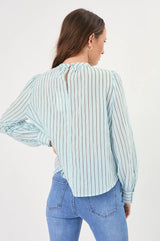 Adorne Ladies Belle Striped Top