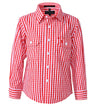 Pilbara Kids Check Long Sleeve Shirts