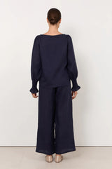Adorne Ladies Clover Linen Top in 2 Great Colours