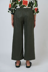 Naturals By O & J Linen Pants in Topiary
