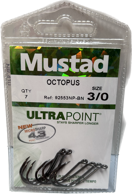 Mustad Ultrapoint Octopus Fish Hooks