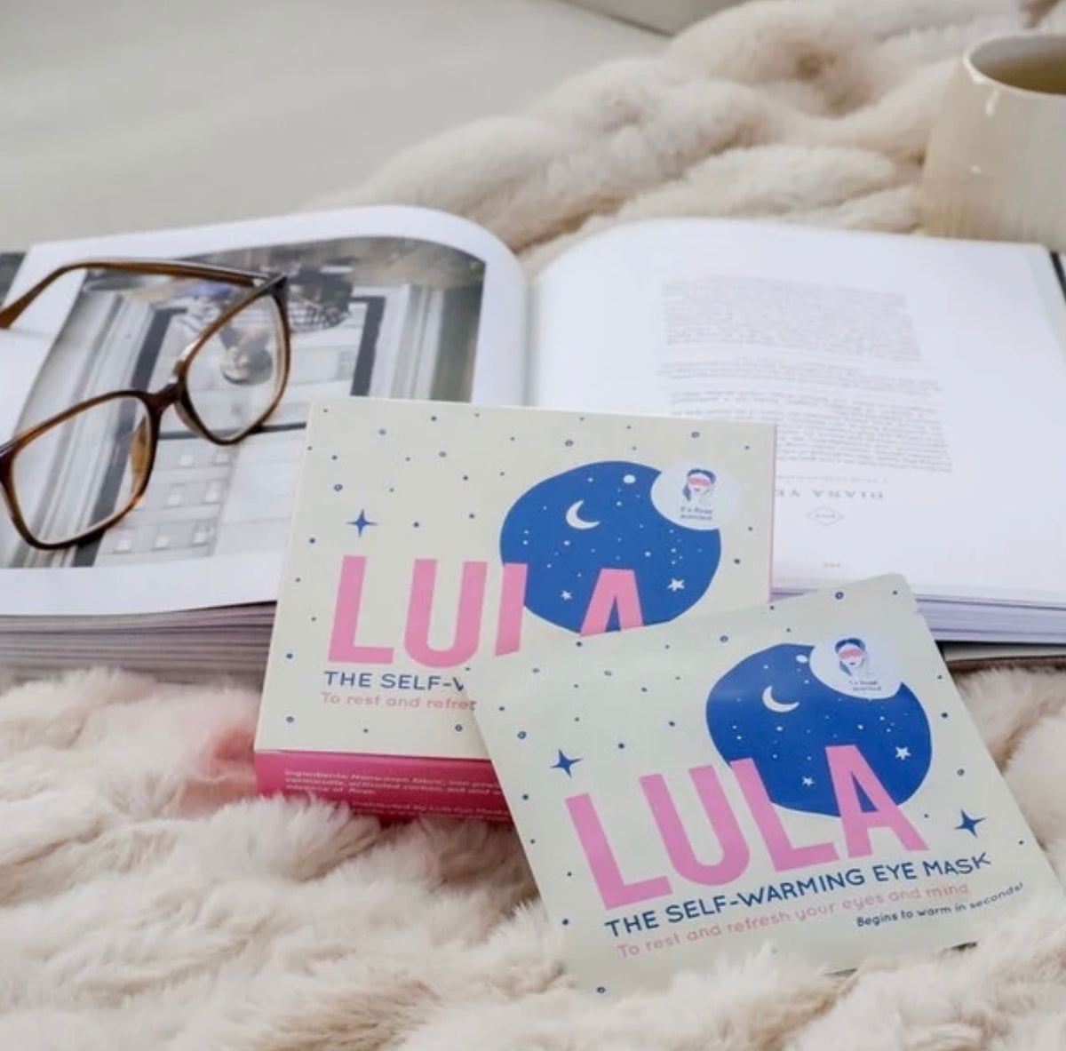 Lula Self Warming Scented Eye Mask