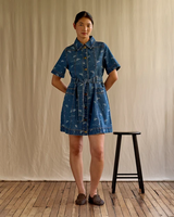 SMWR Royal Match Denim Midi Dress
