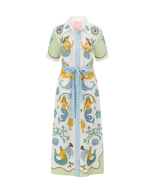 SMWR My Own Muse Maxi Shirt Dress