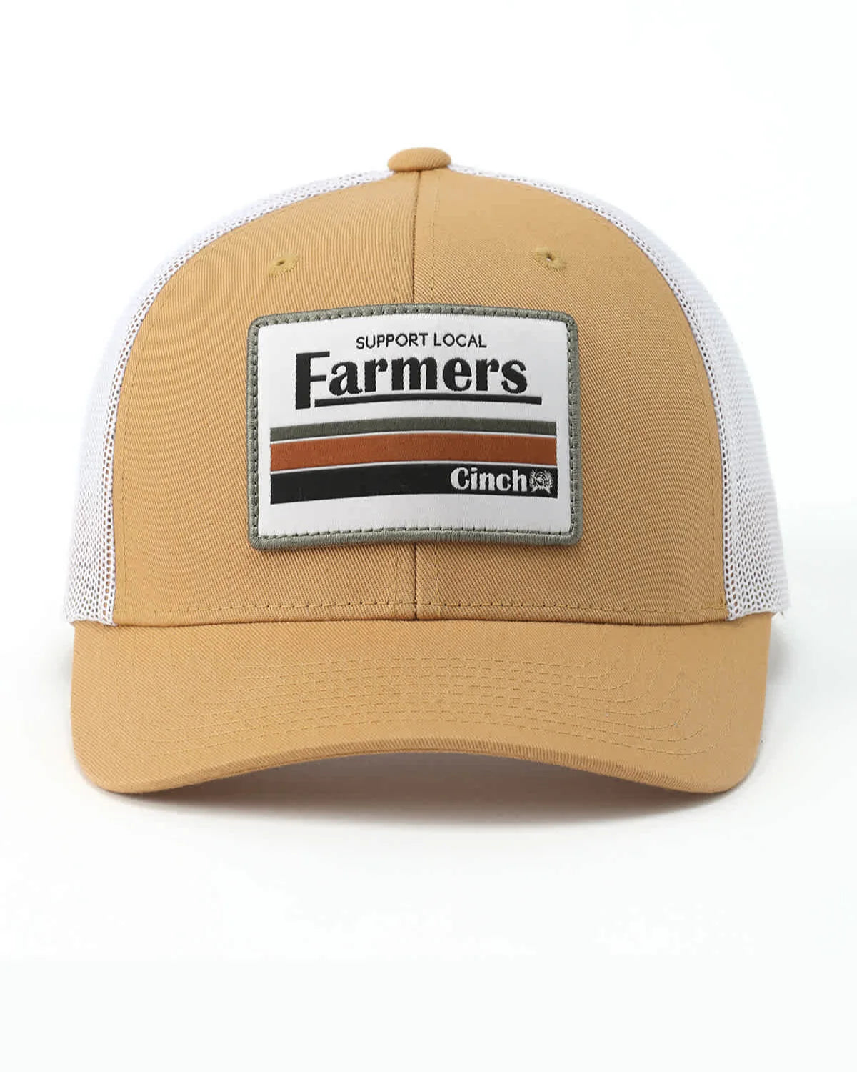 Cinch Mesh Back Trucker Cap - Support Local Farmers Logo