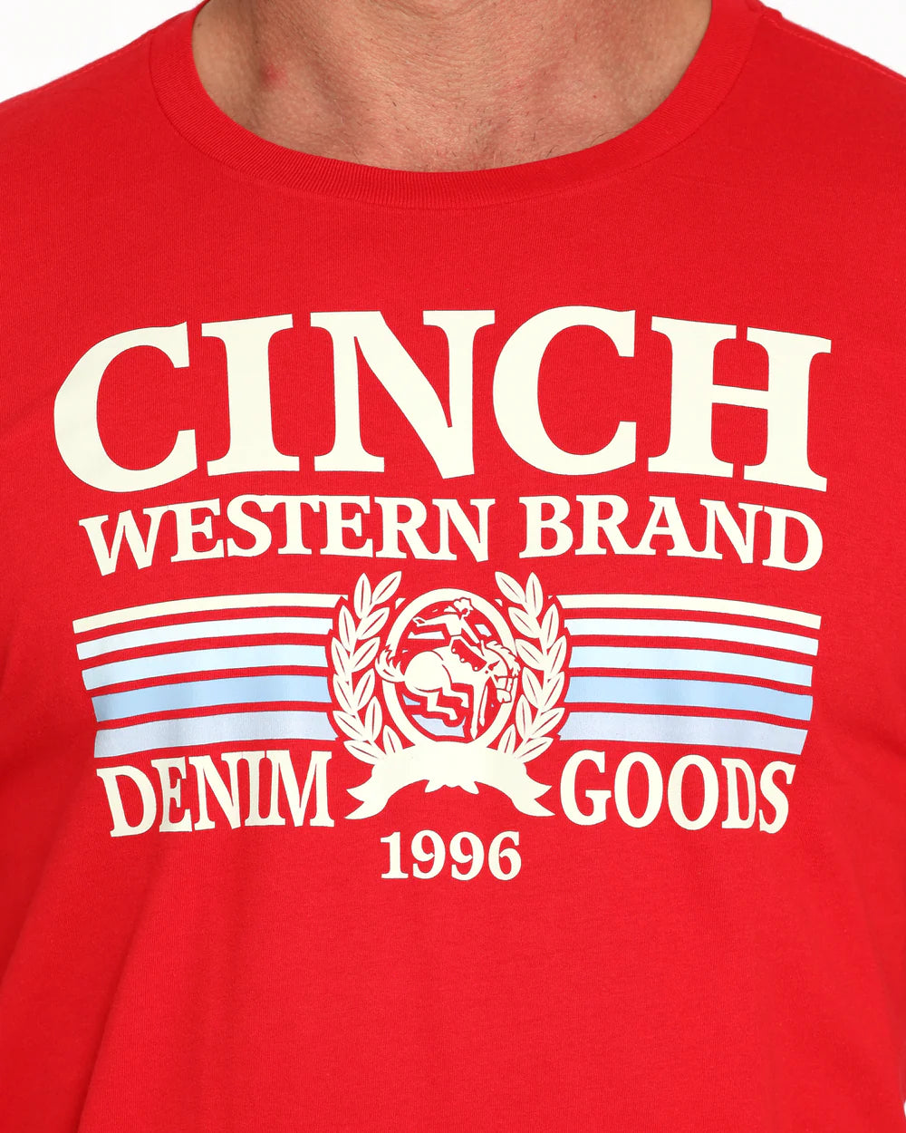 Cinch Mens Graphic Tee in Red - MTT1690686