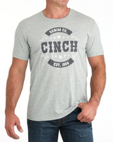 Cinch Mens Graphic T-Shirt - Grey - MTT1690690