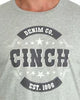 Cinch Mens Graphic T-Shirt - Grey - MTT1690690