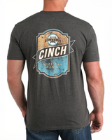 Cinch Mens Graphic T-Shirt - Charcoal - MTT1690691