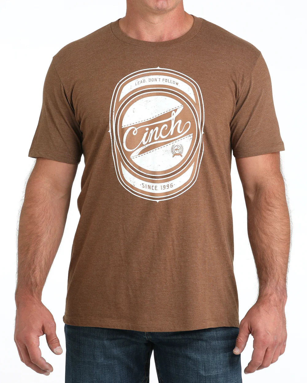 Cinch Mens Graphic T-Shirt - Brown - MTT1690694