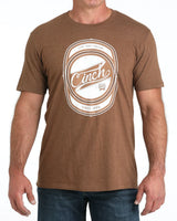 Cinch Mens Graphic T-Shirt - Brown - MTT1690694
