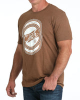 Cinch Mens Graphic T-Shirt - Brown - MTT1690694