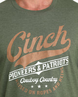 Cinch Mens Graphic T-Shirt - Olive - MTT1690695