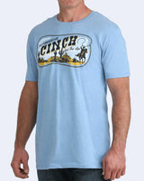Cinch Mens Graphic Tee in Blue - MTT1690721