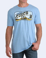 Cinch Mens Graphic Tee in Blue - MTT1690721