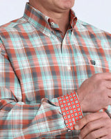 Cinch Mens Check Shirt MTW1106096