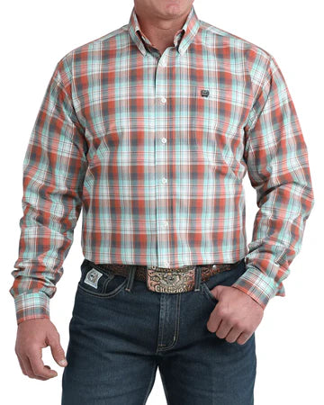 Cinch Mens Check Shirt MTW1106096