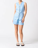 Walnut Ladies Malta Vest- Sky Blue