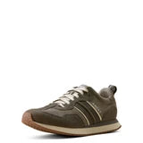 Ariat Mens Ranch Runner Charcoal Grey Hippo Print & Charcoal Canvas