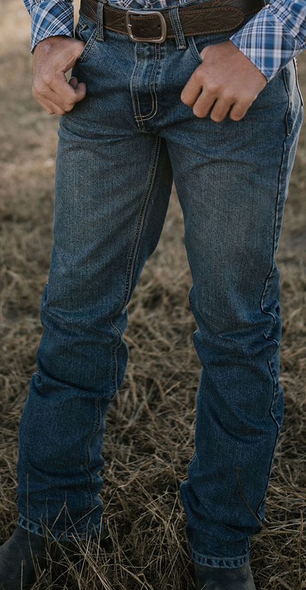 Pilbara Mens Western Brahman Slim Jeans