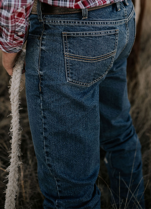 Pilbara Mens Western Brahman Slim Jeans
