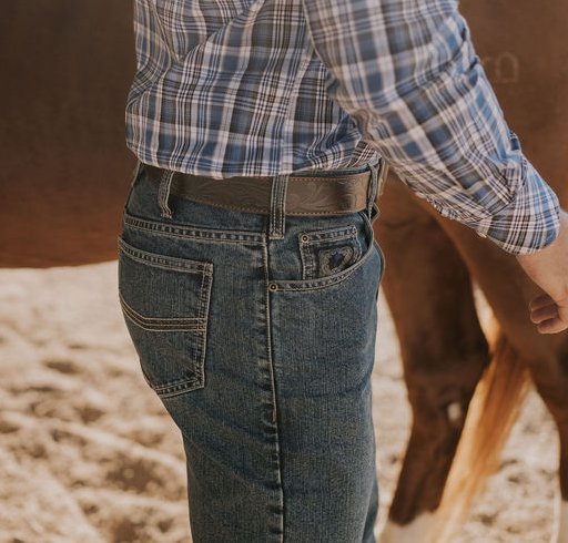 Pilbara Mens Western Brahman Slim Jeans