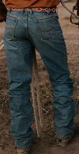 Pilbara Men's Western Angus Jeans - Indigo - RMPW013