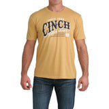 Cinch Mens Yellow Gold Graphic T Shirt