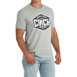 Cinch Men’s T-Shirt ‘Tried And True’ Grey MTT1690725 GRY