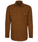 Pilbara Mens Closed Front Long Sleeved Shirt RM200CF