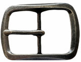 Pilbara Western Oval Buckle Navajo Leather Belt