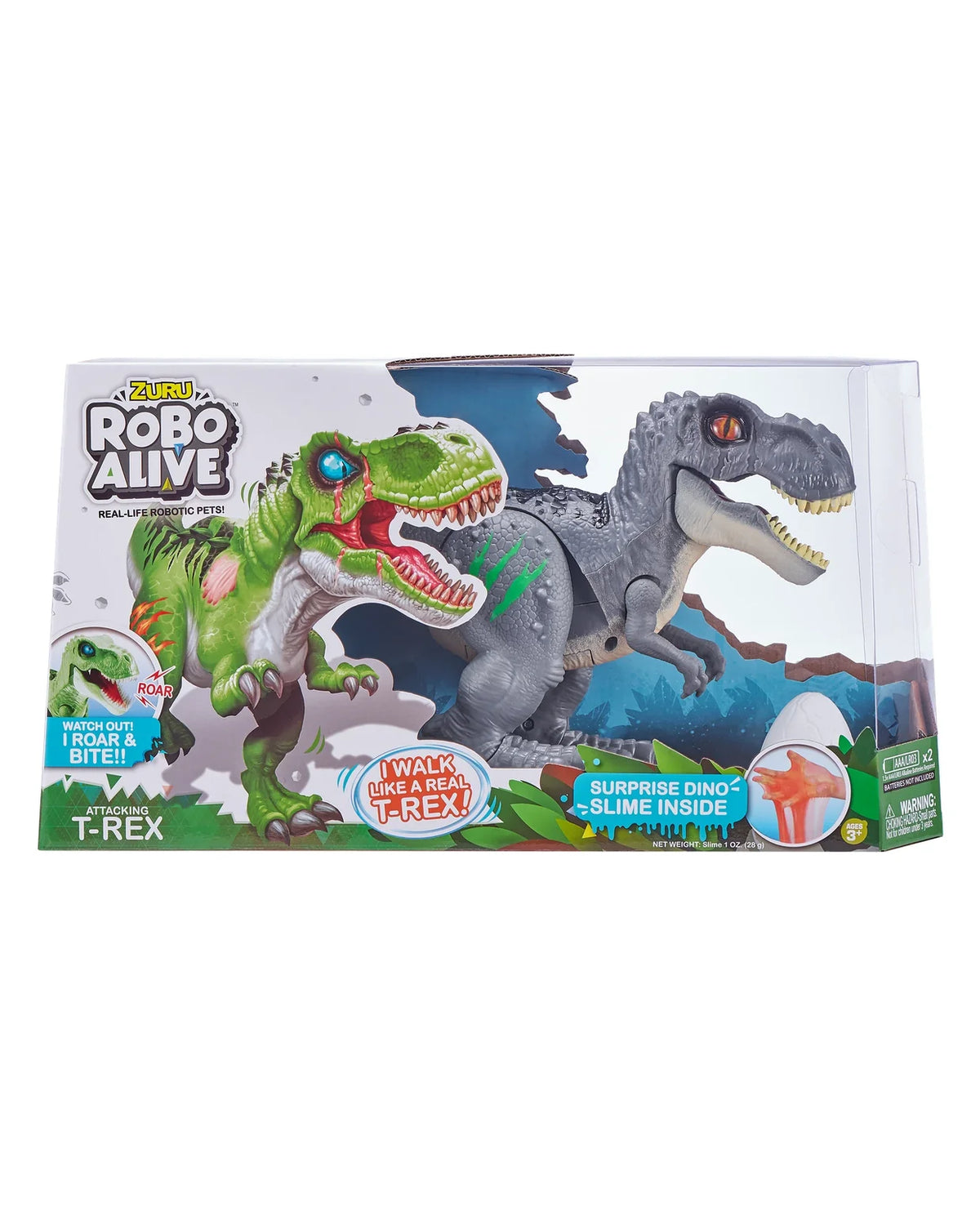 Zuru Robo Alive Robotic Dinosaur With Slime