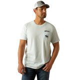 Ariat Mens Echo Valley T-Shirt - Quiet Tide