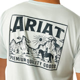 Ariat Mens Echo Valley T-Shirt - Quiet Tide