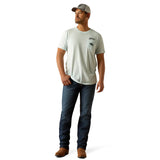 Ariat Mens Echo Valley T-Shirt - Quiet Tide