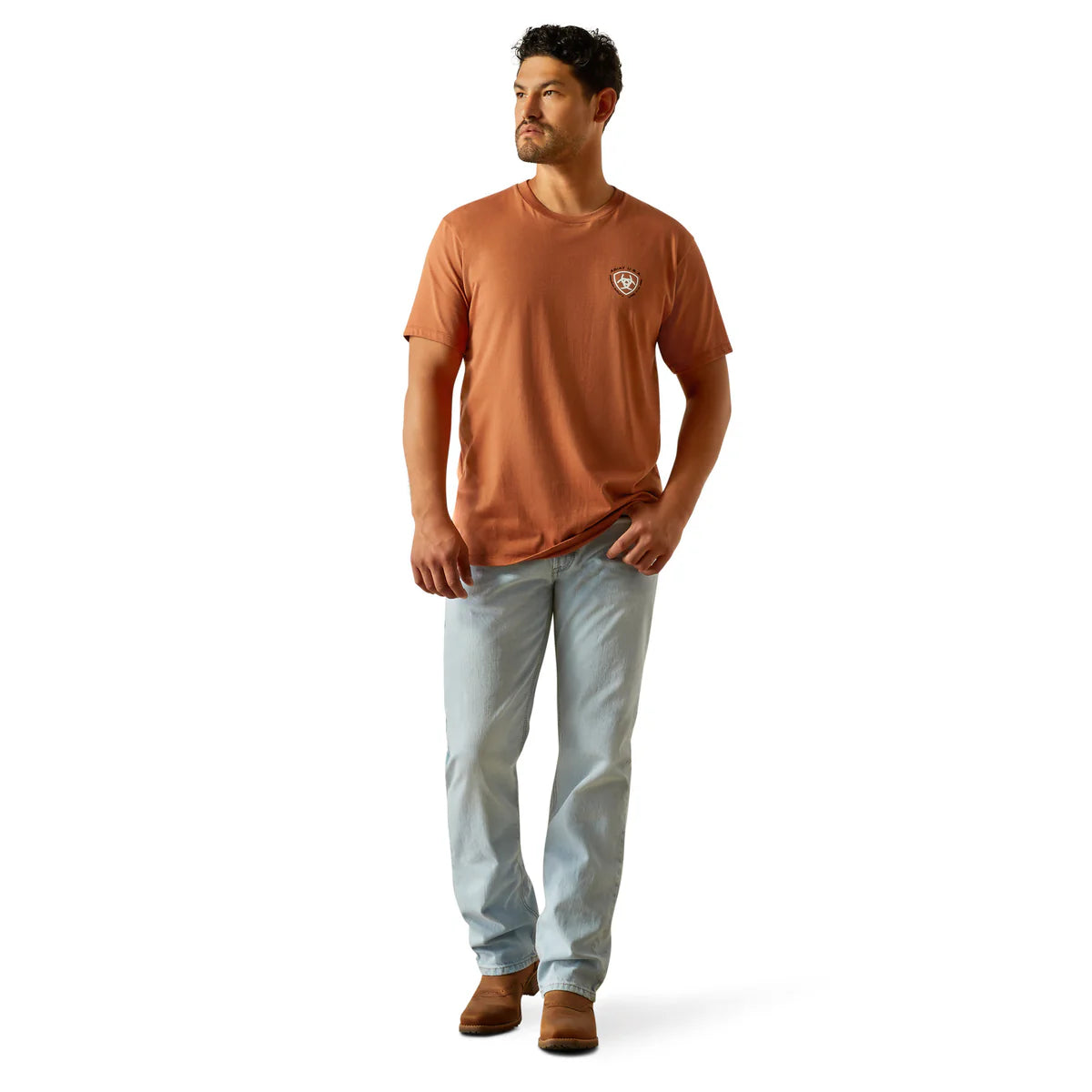 Ariat Mens Loft Simple Seal T-Shirt - Chutney