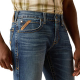 Ariat Mens M7 Slim Travis Straight Leg Jeans - Heath - 10061398