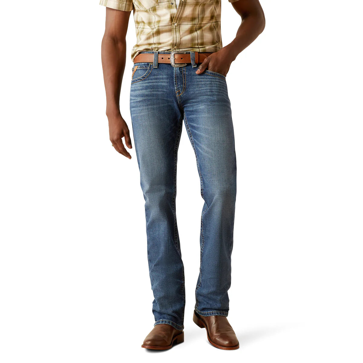Ariat Mens M7 Slim Travis Straight Leg Jeans - Heath - 10061398