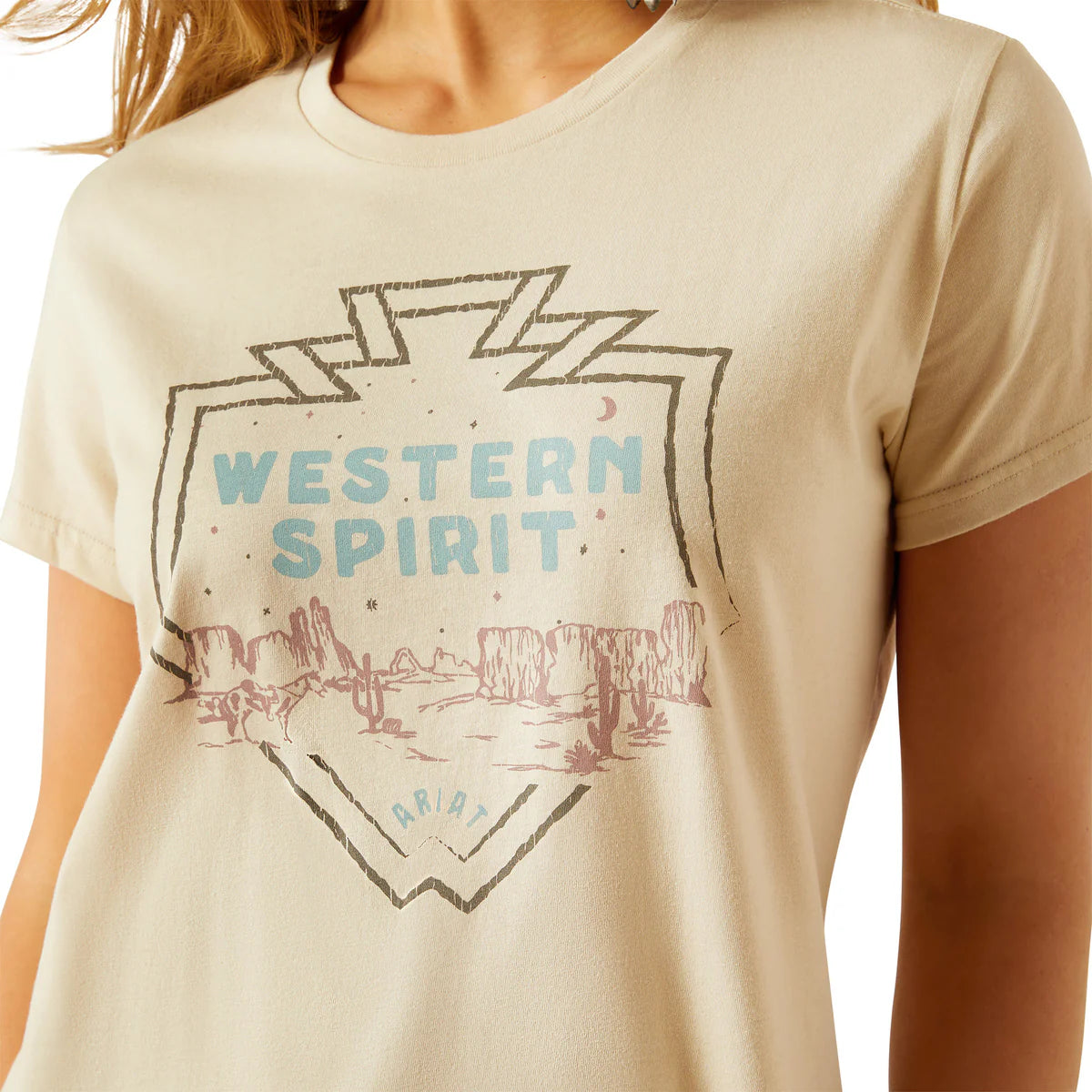 Ariat Ladies Western Spirit T-Shirt - Natural