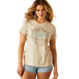 Ariat Ladies Western Spirit T-Shirt - Natural
