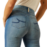 Ariat Ladies High Rise Elaina Slim Trouser Jeans - Olympia - 10061393