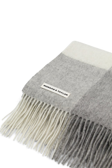 Morgan & Taylor - Violeta Wool Check Scarf