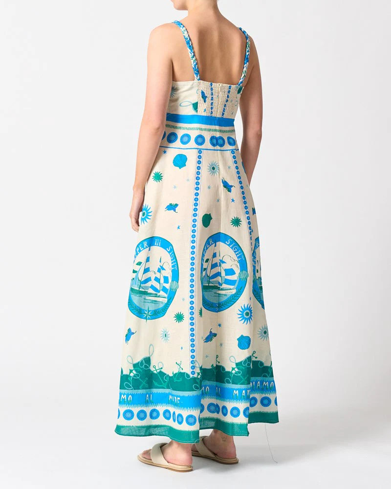 Walnut Ladies Sardinia Dress - Andiamo